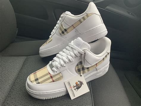 air force one custom burberry|drippy air force 1 shoes.